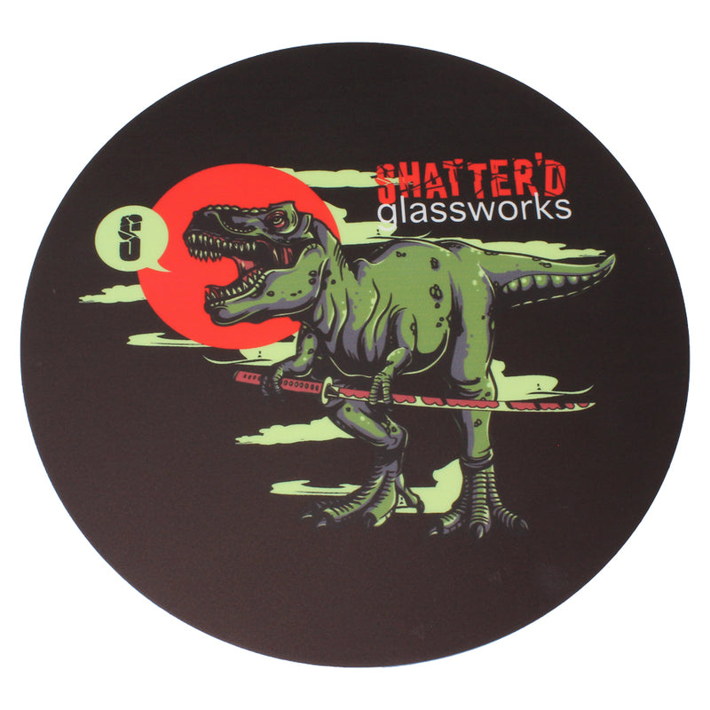 Shatter'd Glassworks Dinosaur - 8" - Silicone Dab Mat