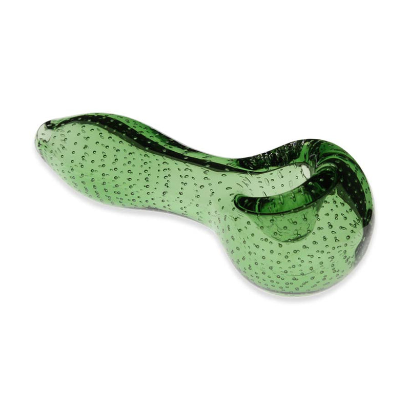 Suspended Bubbles Glass Spoon Pipe - 4"