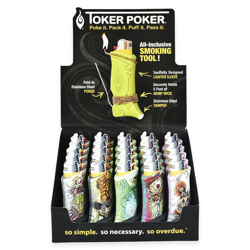 Toker Poker Lighter Sleeve - Alice in Wonderland - Display Box of 25