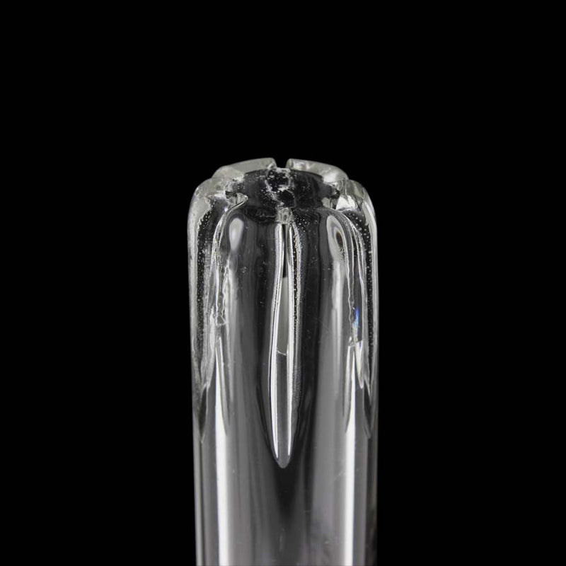 Vertical Slit Diffused Downstem - Closed End for Dabs - Shatter'd Glassworks - 4.5"