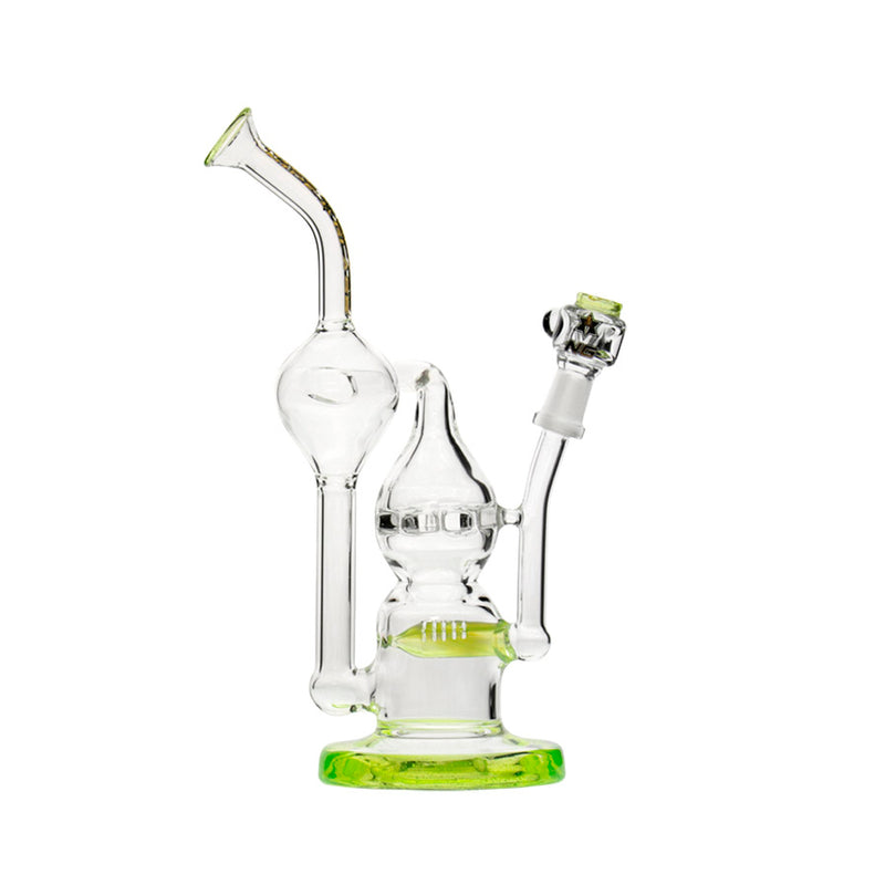 Double Bulb Recycler - 8" - Nice Glass