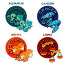 Glastrology - Dab Mats - 8" - 12-Pack Zodiac Set