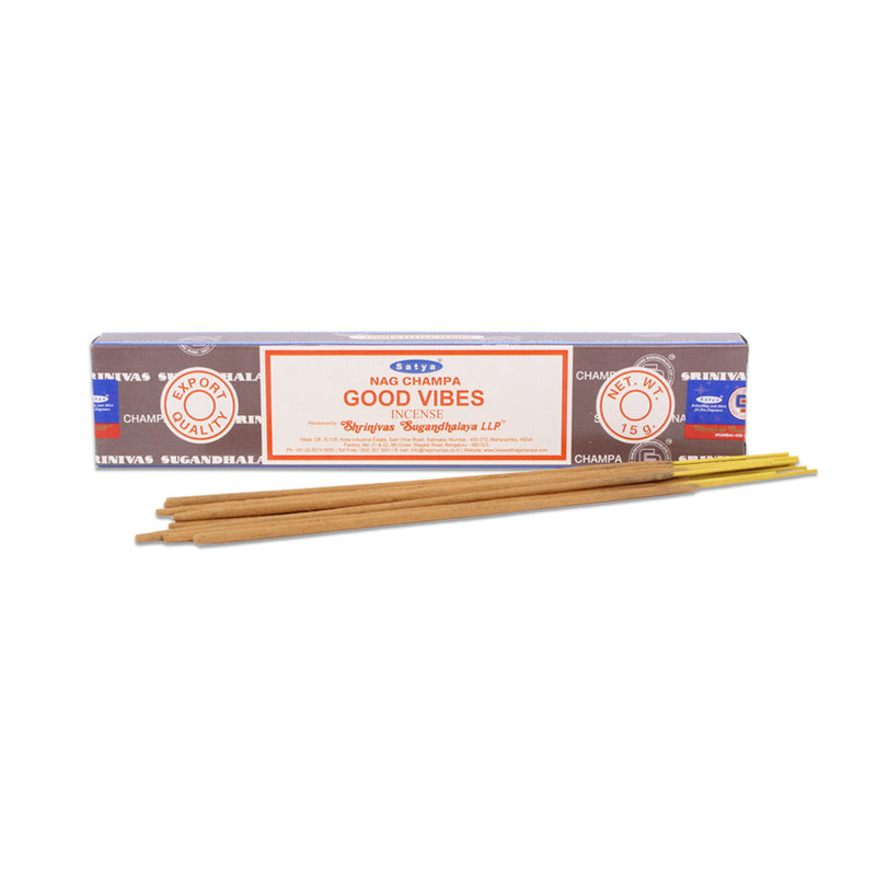 Satya - Good Vibes - Incense Sticks - 15g - Box of 12