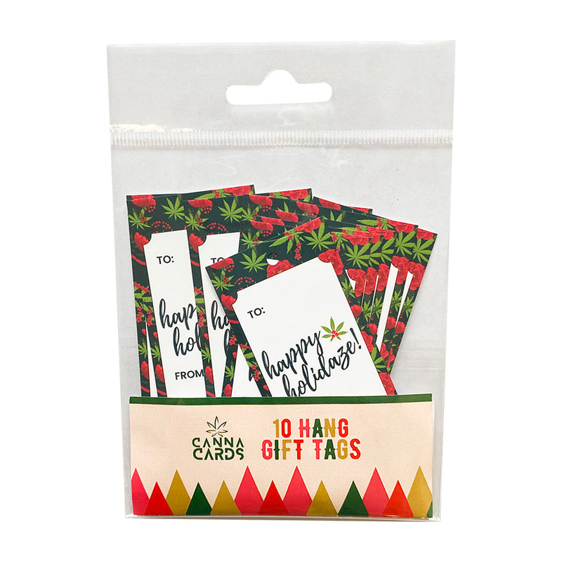 Happy Holiblaze - Hang Tags by Canna Cards (10 pack)