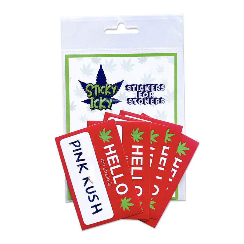 Stickers for Stoners - Reusable Strain Labels